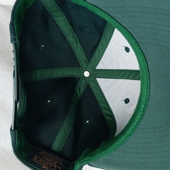 The Classics PDX (Portland Exchange) green snapback with stitched lettering - Picture 7 of 8